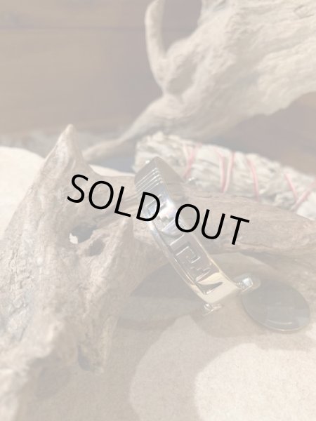 画像2: NAVAJO ナバホ族　Horseshoe Bend シルバーバングル　ターコイズ (2)