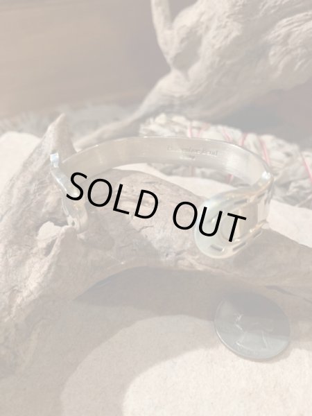 画像5: NAVAJO ナバホ族　Horseshoe Bend シルバーバングル　ターコイズ (5)