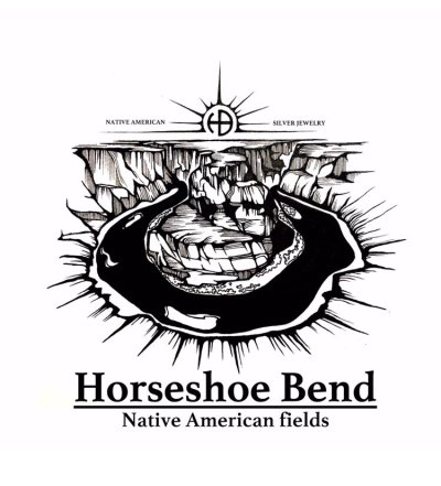画像3: NAVAJO ナバホ族　Horseshoe Bend シルバーリング　ターコイズ