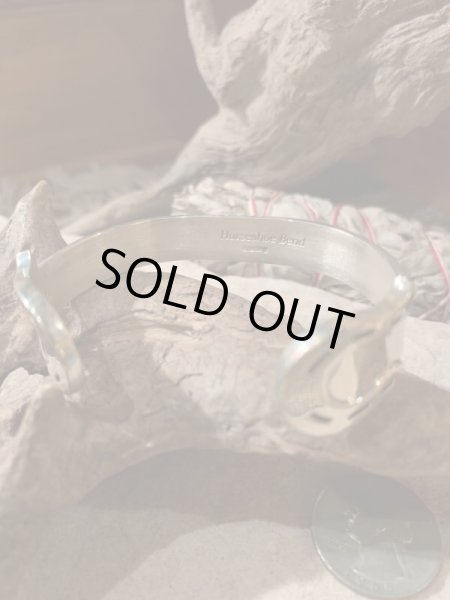 画像6: NAVAJO ナバホ族　Horseshoe Bend シルバーバングル　ターコイズ (6)