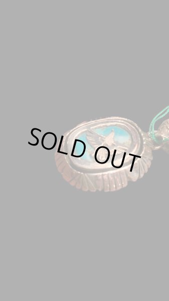 画像4: NAVAJO ナバホ族 Herman・Vandever ハーマン・バンデバーシャドウボックス ターコイズ トップ (4)