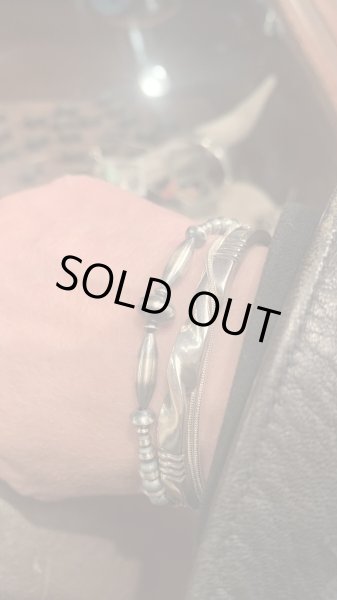 画像4: NAVAJO ナバホ族ナバホ シルバービーズブレス  (4)