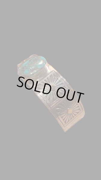 画像3: INDIANJEWELRY HOWARD NELSON  ハワード.ネルソン　サンバーストターコイズバングル (3)