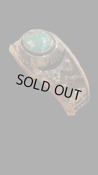 画像3: NAVAJO ナバホ族 Herman・Vandever ハーマン・バンデバー ターコイズバングル (3)