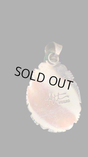 画像3: NAVAJO ナバホ族　Ｈｅｒｍａｎ・Vandever ハーマン・バンデバーシャドウボックス ターコイズ　トップ (3)