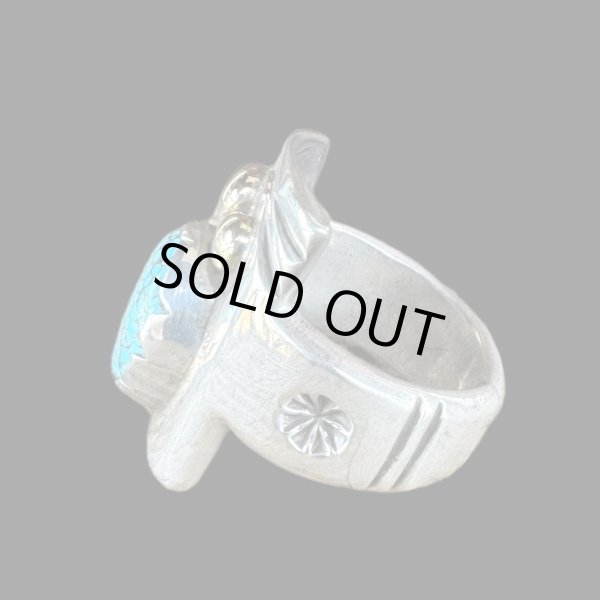 画像4: INDIANJEWELRY  Cippy Crazy Horse(シッピー クレイジーホース) インディアンジュエリーGOLD  リング (4)