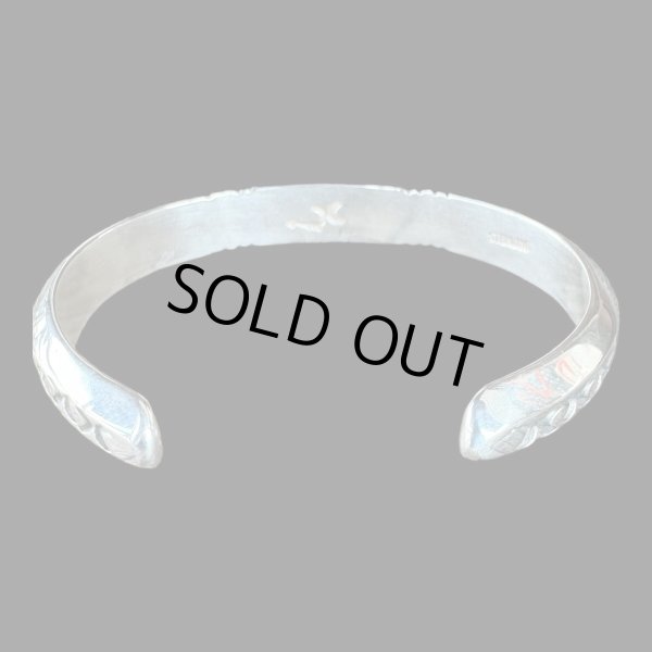 画像3: INDIANJEWELRY  Cippy Crazy Horse(シッピー クレイジーホース) インディアンジュエリー バングル ブレス (3)