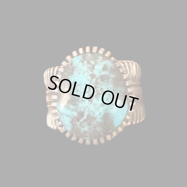 画像3: INDIANJEWELRY Ron Bedonie ロン・ベドニー turquoise ring  ターコイズリング (3)