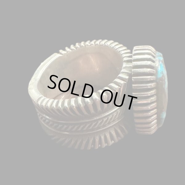画像4: INDIANJEWELRY Ron Bedonie ロン・ベドニー turquoise ring  ターコイズリング (4)
