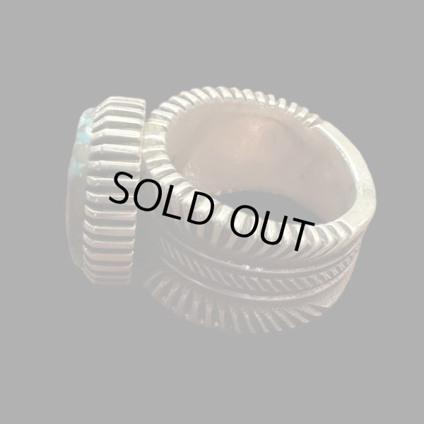 画像5: INDIANJEWELRY Ron Bedonie ロン・ベドニー turquoise ring  ターコイズリング (5)