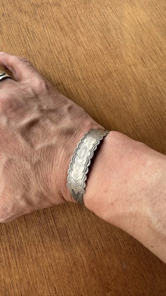 画像7: Fred Harver Style フレッドハーヴィー  バングル VINTAGE コインシルバー (7)