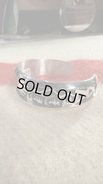 画像6: NAVAJO ナバホ族 Herman・Vandever ハーマン・バンデバー バングル (6)