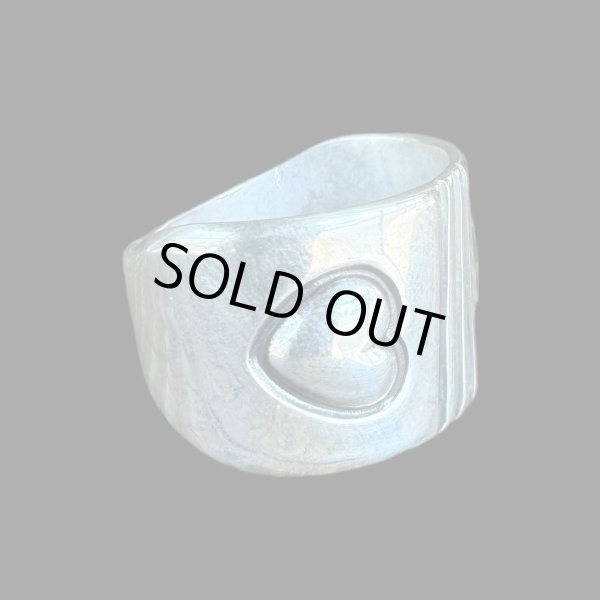 画像3: INDIANJEWELRY  Cippy Crazy Horse(シッピー クレイジーホース) インディアンジュエリー　ハート　　リング (3)