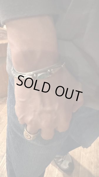 画像8: INDIANJEWELRY 　Fritson Toledo Fox turquoiseバングル (8)