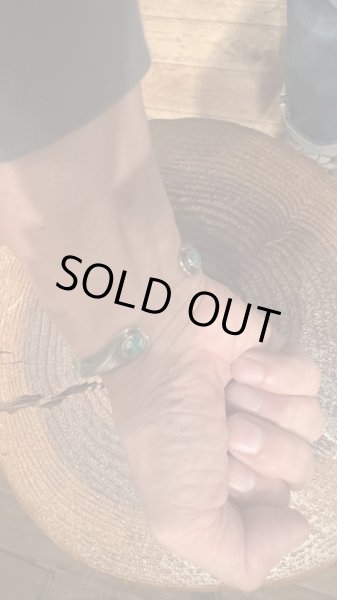 画像9: INDIANJEWELRY 　Fritson Toledo Fox turquoiseバングル (9)