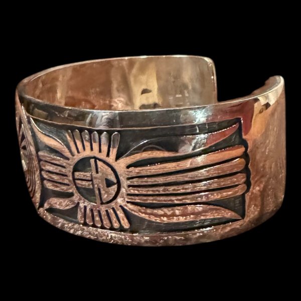画像4: INDIANJEWELRY  Gerald Lomaventema ジェラルド ロマヴェンテマ メイズバングル (4)