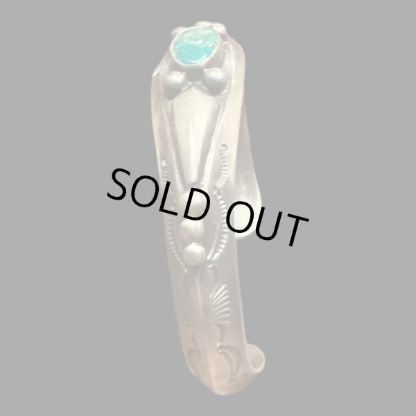 画像3: INDIANJEWELRY 　Fritson Toledo Fox turquoiseバングル (3)