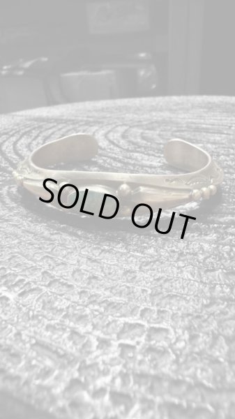 画像5: INDIANJEWELRY 　Fritson Toledo Fox turquoiseバングル (5)