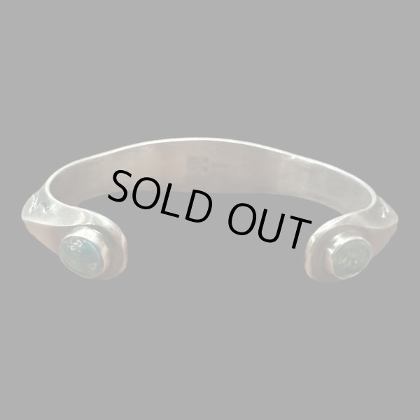 画像4: INDIANJEWELRY 　Fritson Toledo Fox turquoiseバングル (4)