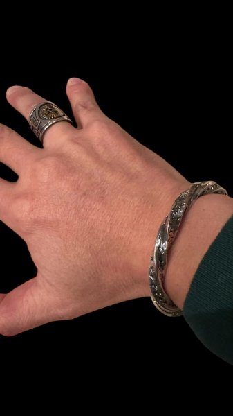 画像7: INDIANJEWELRY  Sunshin Reeves (サンシャイン.リーブス)インディアンジュエリー バングル ブレス (7)