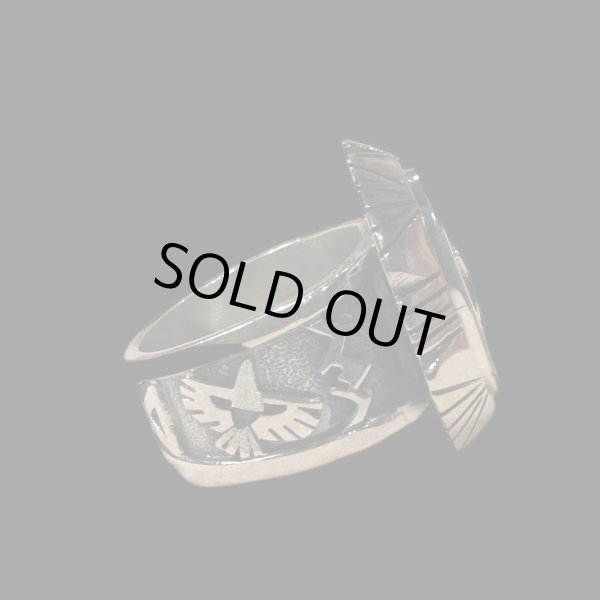 画像3: NAVAJO ナバホ族　Ｈｅｒｍａｎ・Vandever ハーマン・バンデバー ターコイズ　リング (3)