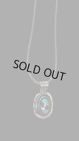 画像5: NAVAJO ナバホ族　Ｈｅｒｍａｎ・Vandever ハーマン・バンデバーシャドウボックス ターコイズ　トップ (5)