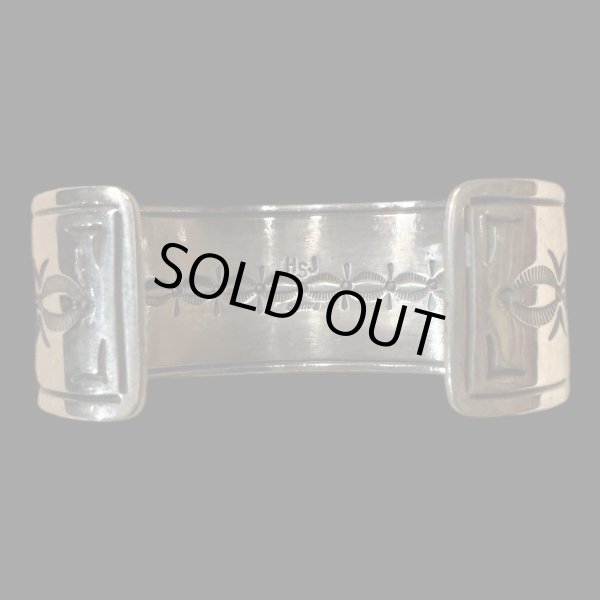 画像4: NAVAJO ナバホ族　HermanSmith　ハーマンスミス　Godber　ターコイズバングル (4)