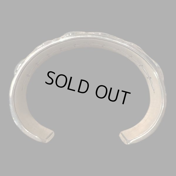 画像5: NAVAJO ナバホ族　HermanSmith　ハーマンスミス　Godber　ターコイズバングル (5)