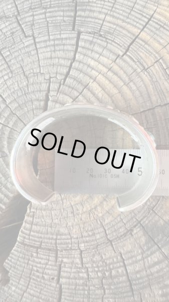 画像15: NAVAJO ナバホ族　HermanSmith　ハーマンスミス　Godber　ターコイズバングル (15)