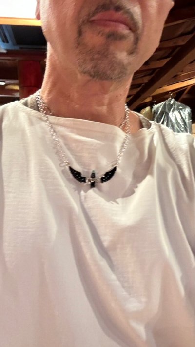 画像1: NAVAJO ナバホ族ナバホ　Ben・Livingston　　ウイングイーグルネックレス