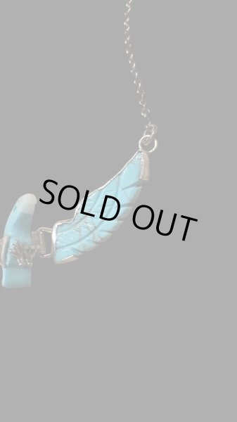 画像3: NAVAJO ナバホ族ナバホ　Ben・Livingston　　ウイングイーグルネックレス (3)