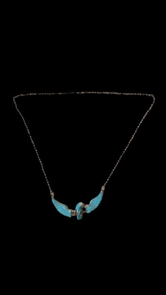 画像2: NAVAJO ナバホ族ナバホ　Ben・Livingston　　ウイングイーグルネックレス (2)