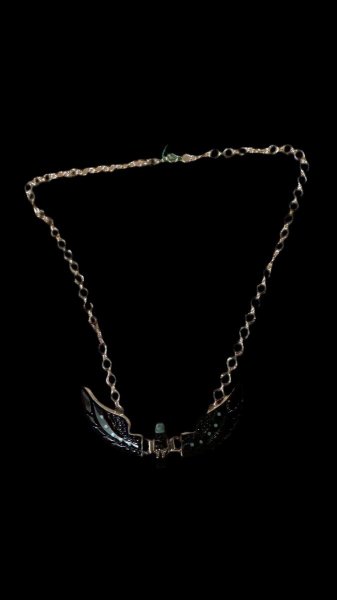 画像2: NAVAJO ナバホ族ナバホ　Ben・Livingston　　ウイングイーグルネックレス（ 大） (2)