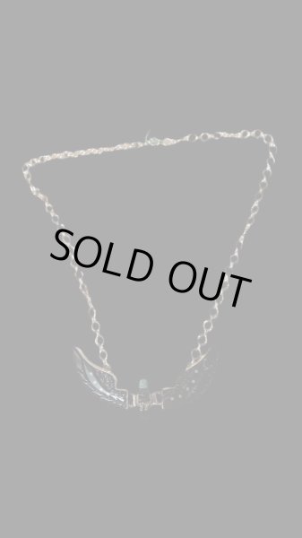 画像2: NAVAJO ナバホ族ナバホ　Ben・Livingston　　ウイングイーグルネックレス（ 大） (2)