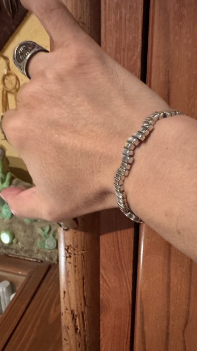 画像3: INDIANJEWELRY  Waddie Crazy Horse(ワディー クレイジーホース) インディアンジュエリー　バングル　ブレス　イコライザー