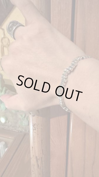 画像6: INDIANJEWELRY  Waddie Crazy Horse(ワディー クレイジーホース) インディアンジュエリー　バングル　ブレス　イコライザー (6)