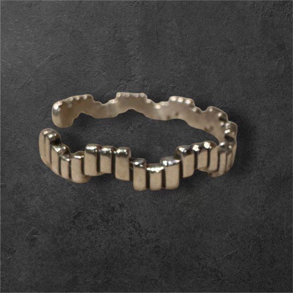 画像3: INDIANJEWELRY  Waddie Crazy Horse(ワディー クレイジーホース) インディアンジュエリー　バングル　ブレス　イコライザー (3)