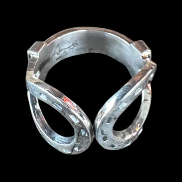 画像3: NAVAJO ナバホ族　Horseshoe Bend シルバーリング　 (3)