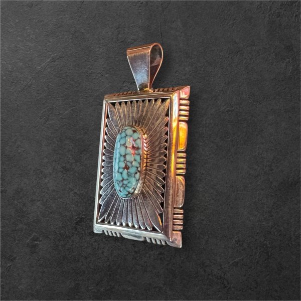 画像2: INDIANJEWELRY HOWARD NELSON  ハワード.ネルソン　サンバーストペンダントトップ (2)