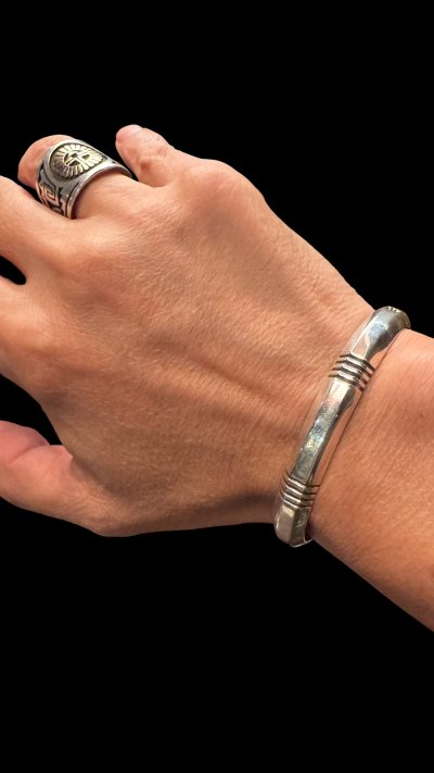 画像1: INDIANJEWELRY Cippy Crazy Horse(シッピー クレイジーホース) インディアンジュエリー バングル ブレス