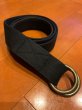 画像2: OBI  BELT  帯　リングベルト　　ＢＬＡＣＫ　黒帯 (2)