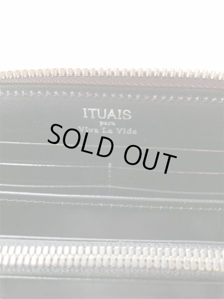 画像6: ITUAIS(イトゥアイス）　幻のレザー　Baker's Russian Calf　ＬＯＮＧ WALLET　財布ブラウン (6)