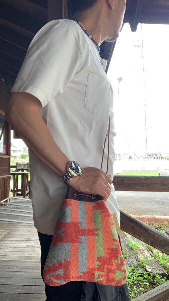 画像5: ITUAIS(イトゥアイス) ペケーノ VINTAGE BLANKET BAG  ヴィンテージブランケットポーチ (5)