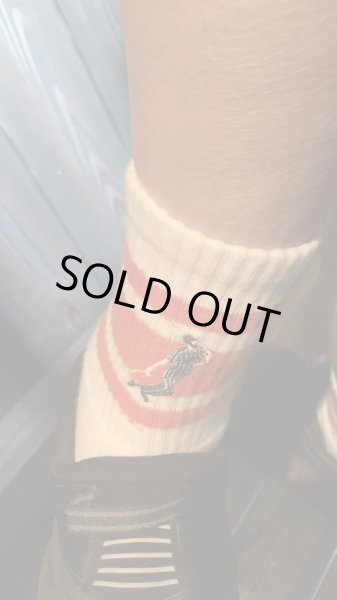 画像10:  TONNY Socks刺繍  靴下 ホワイト (10)