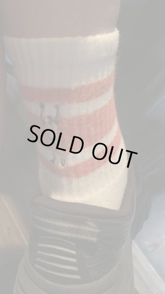 画像9:  TONNY Socks刺繍  靴下 ホワイト (9)