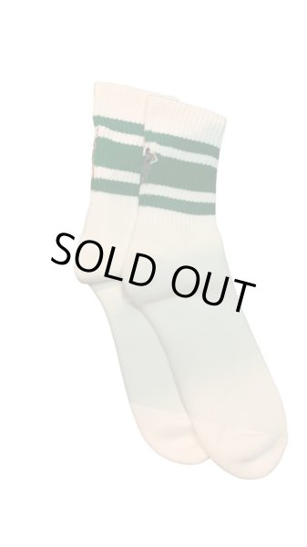 画像7:  TONNY Socks刺繍  靴下 ホワイト (7)