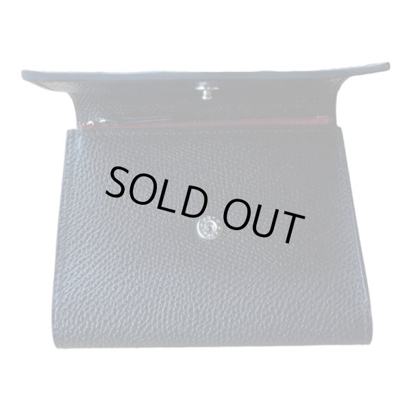 画像7: ITUAIS(イトゥアイス）　H.C.Pクロコダイル　ポロサス使用トレイスウォレット　別注 限定カラー　RED (7)