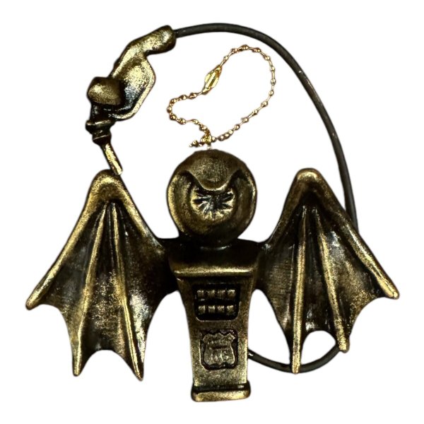 画像2: 66 オリジナル ガスポンプクン フィギュアキーホルダー ゴールド アイボリー チャコールグレー (2)