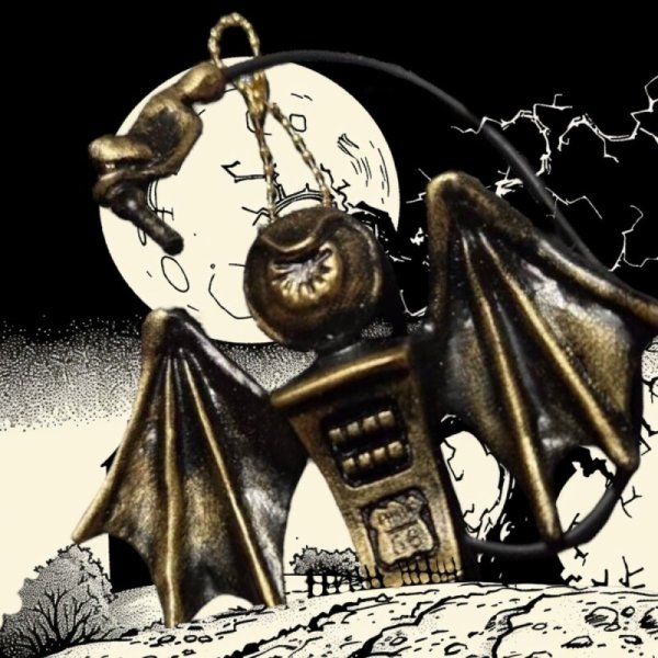 画像18: 66 オリジナル ガスポンプクン フィギュアキーホルダー ゴールド アイボリー チャコールグレー (18)