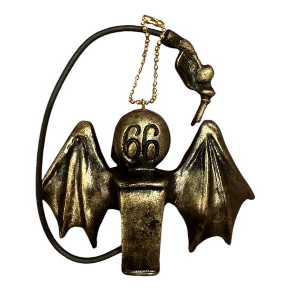 画像3: 66 オリジナル ガスポンプクン フィギュアキーホルダー ゴールド アイボリー チャコールグレー (3)